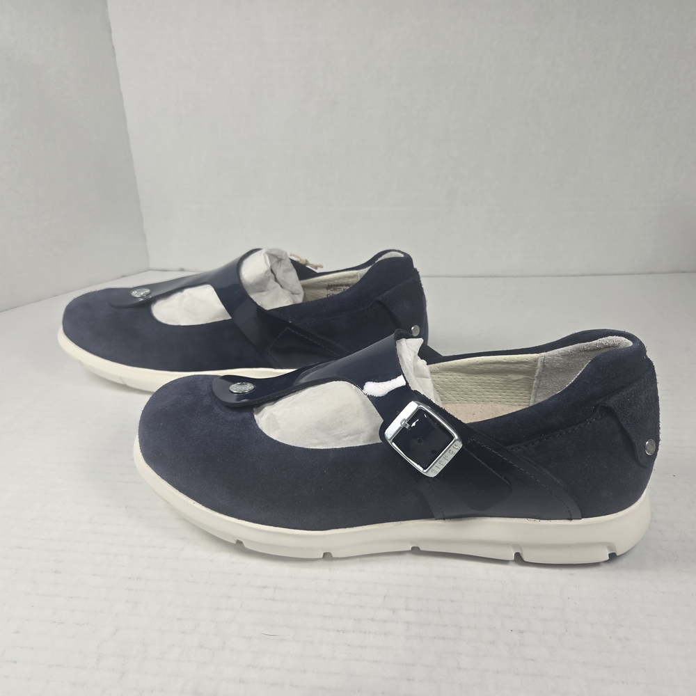 Birkenstock Women's Tralee Mary Jane Navy Suede Shoes Size EU 38 narrow US 7 - Picture 3 of 12